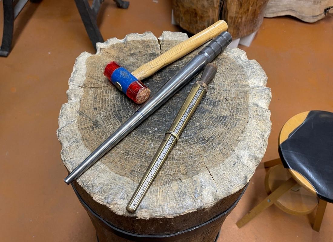 Werkzeuge für Eheringe selber schmieden