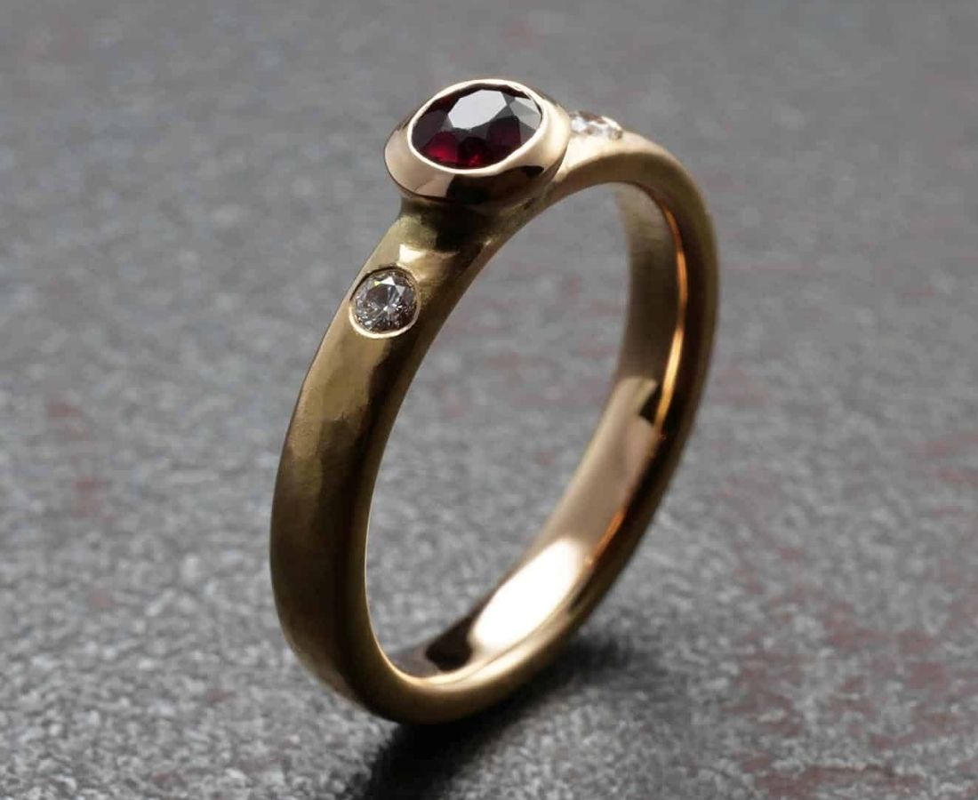 schöner Verlobungsring nach Verlobungsringe selber schmieden